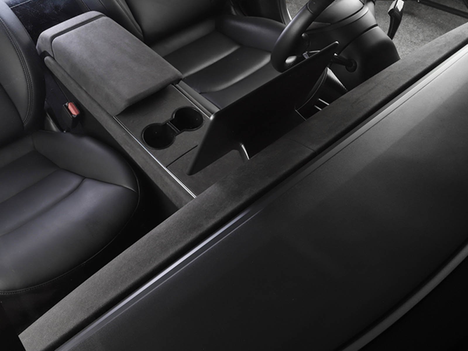 Alcantara Dashboard Cover for Model 3/Y | 2-Piece Set | 2 Colors | 3M Adhesive | 15-Min Install Tesery Official Store