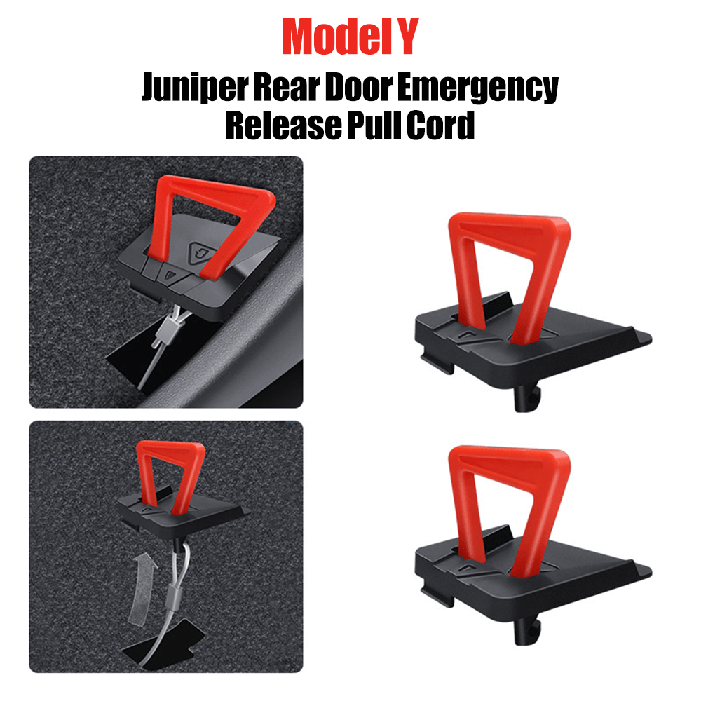 Model Y Juniper Rear Door Emergency Release Pull Handle Tesery Official Store