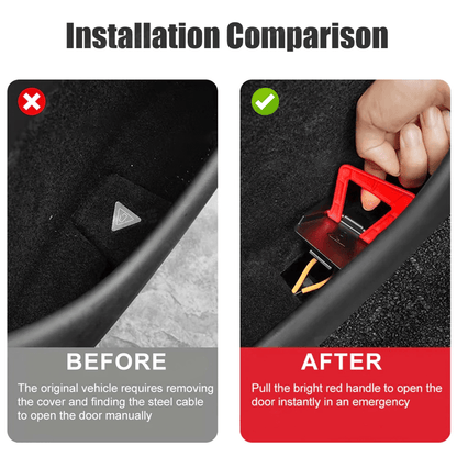 Model Y Juniper Rear Door Emergency Release Pull Handle Tesery Official Store