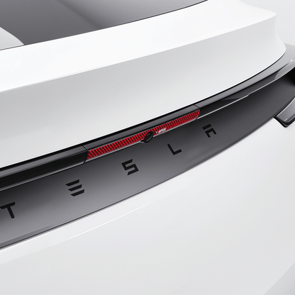 Model Y Juniper Rear Trunk Button Sticker | Flexible Urethane Carbon Fiber Tesery Official Store
