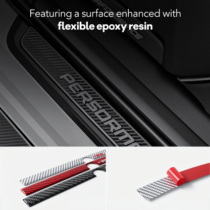 Model Y Juniper Rear Trunk Button Sticker | Flexible Urethane Carbon Fiber Tesery Official Store