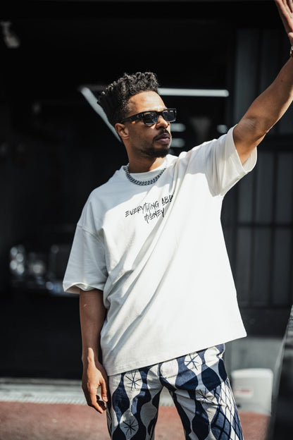 Everything About Money Urban Graphic Tee – Bold Typography Streetwear for the Hustle Withinblack