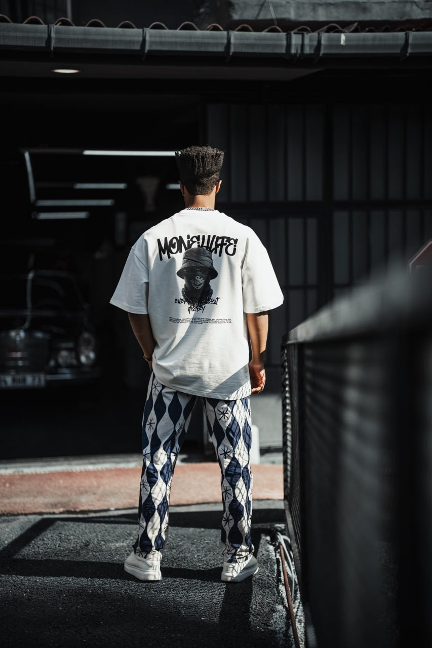 Everything About Money Urban Graphic Tee – Bold Typography Streetwear for the Hustle Withinblack