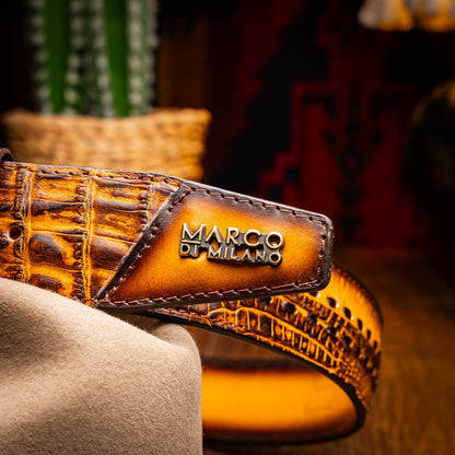 Montana Belt Mustard Brown Marco Di Milano