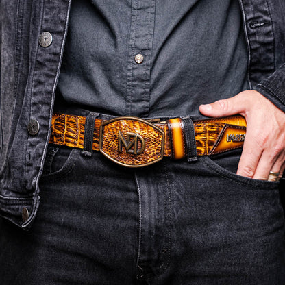Montana Belt Mustard Brown Marco Di Milano