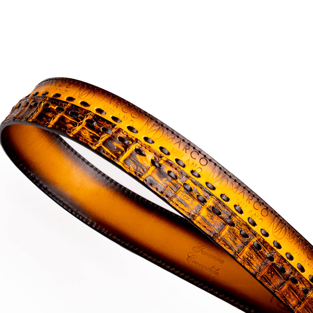 Montana Belt Mustard Brown Marco Di Milano