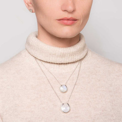 Moonstone Horseshoe Necklace Urban-Equestrian