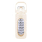 Motivational Water Bottle Intake Tracker with Straw Time Marker Silicone Sleeve Handle