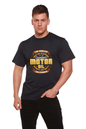Motor oil Men's Bamboo Viscose/Organic Cotton Short Sleeve Graphic T-Shirt Spun Bamboo