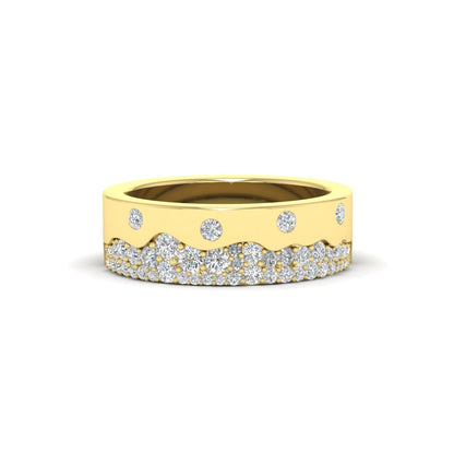 Mountain Stone Mens Wedding Ring Fascinating Diamonds