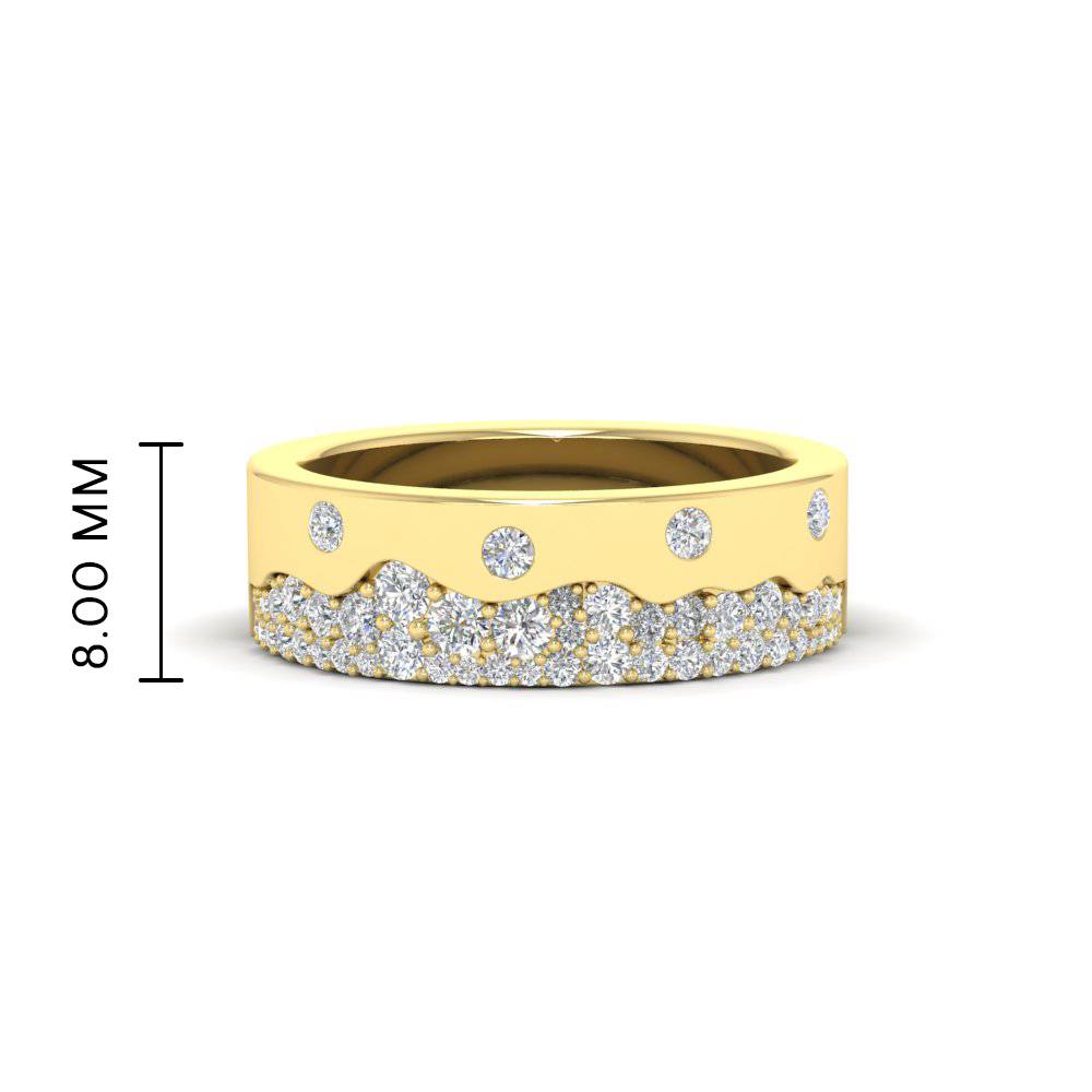 Mountain Stone Mens Wedding Ring Fascinating Diamonds