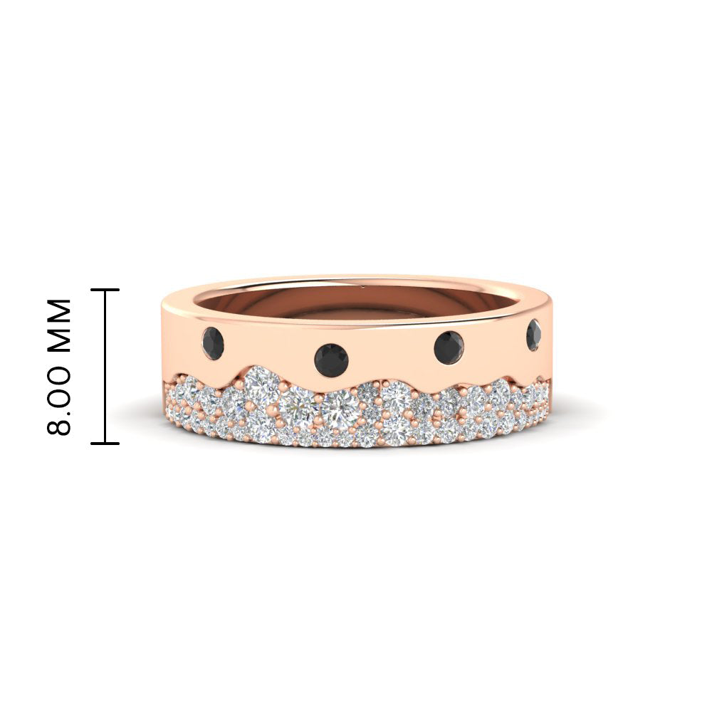 Mountain Stone Mens Wedding Ring Fascinating Diamonds