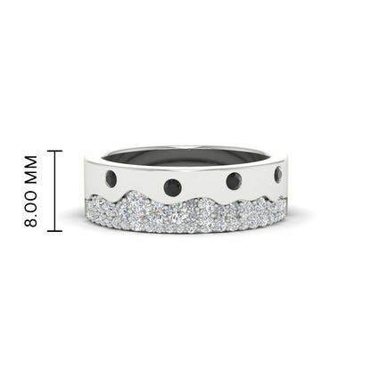 Mountain Stone Mens Wedding Ring Fascinating Diamonds