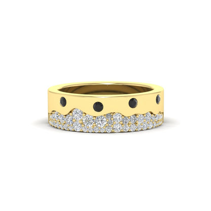Mountain Stone Mens Wedding Ring Fascinating Diamonds