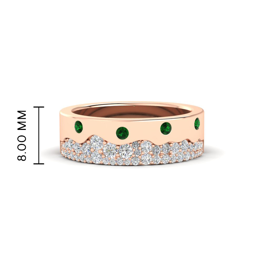 Mountain Stone Mens Wedding Ring Fascinating Diamonds