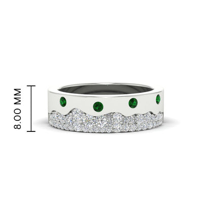 Mountain Stone Mens Wedding Ring Fascinating Diamonds