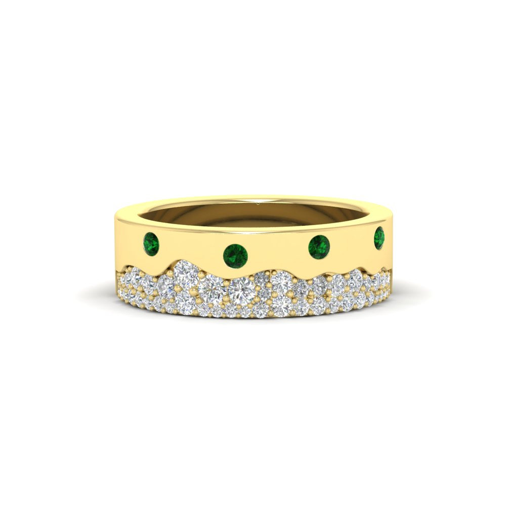 Mountain Stone Mens Wedding Ring Fascinating Diamonds