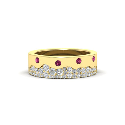 Mountain Stone Mens Wedding Ring Fascinating Diamonds