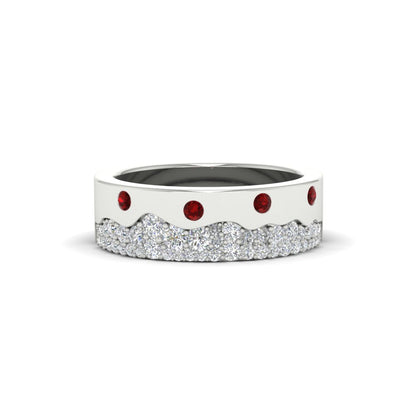 Mountain Stone Mens Wedding Ring Fascinating Diamonds