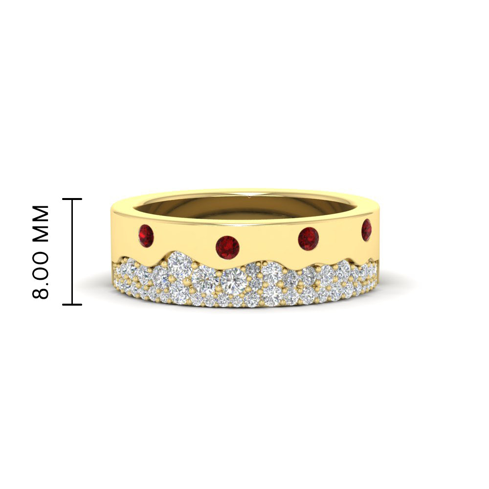 Mountain Stone Mens Wedding Ring Fascinating Diamonds
