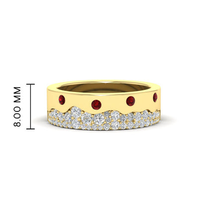 Mountain Stone Mens Wedding Ring Fascinating Diamonds