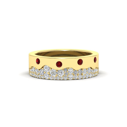 Mountain Stone Mens Wedding Ring Fascinating Diamonds