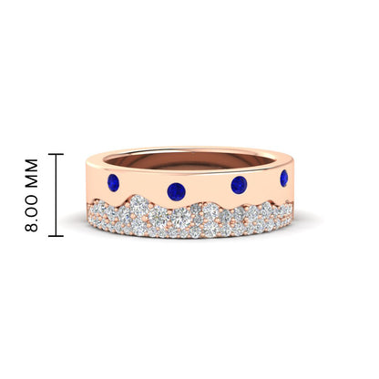 Mountain Stone Mens Wedding Ring Fascinating Diamonds