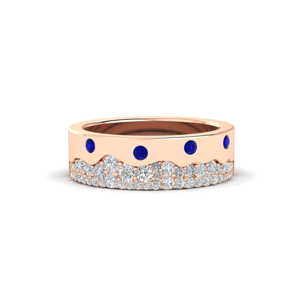 Mountain Stone Mens Wedding Ring Fascinating Diamonds