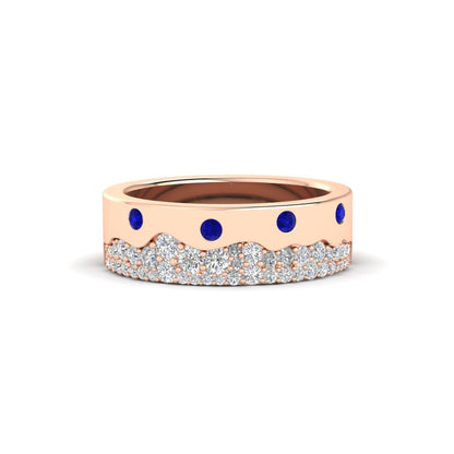 Mountain Stone Mens Wedding Ring Fascinating Diamonds