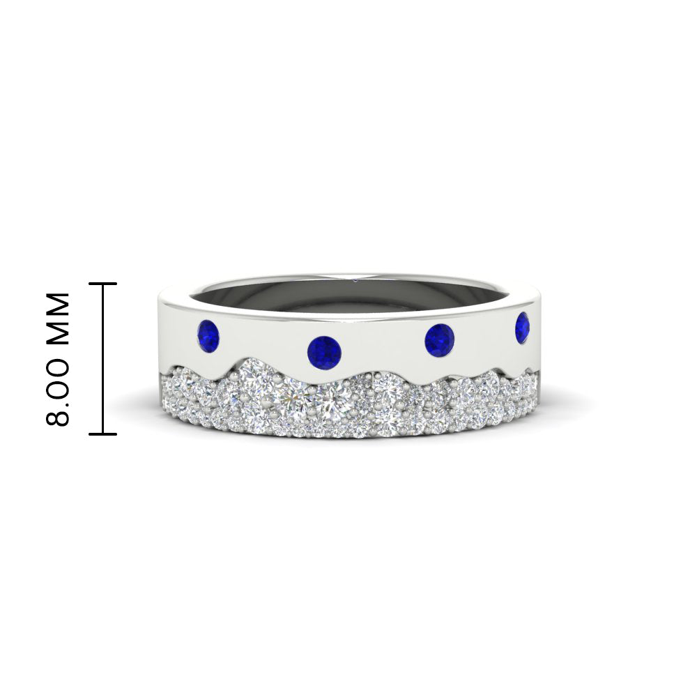 Mountain Stone Mens Wedding Ring Fascinating Diamonds
