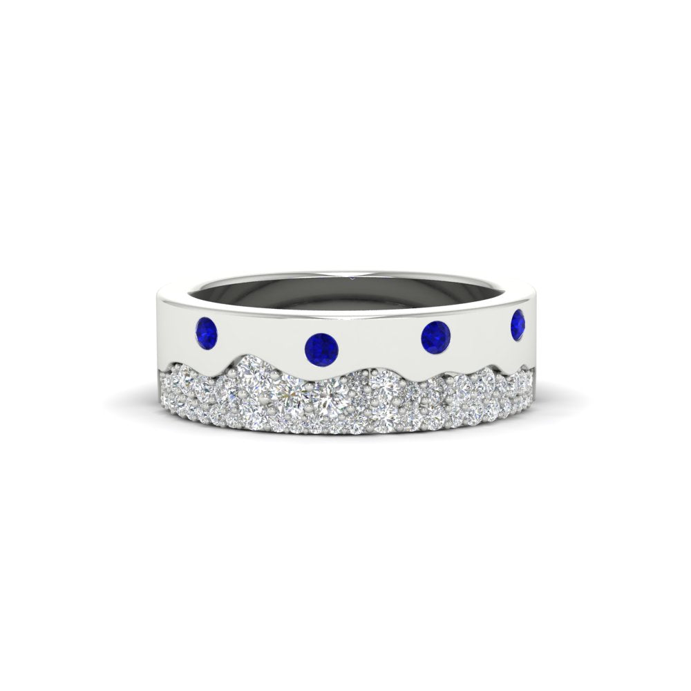 Mountain Stone Mens Wedding Ring Fascinating Diamonds