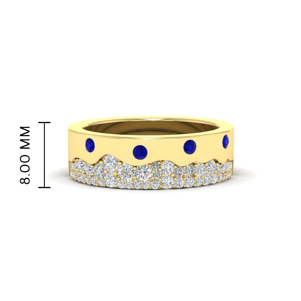 Mountain Stone Mens Wedding Ring Fascinating Diamonds