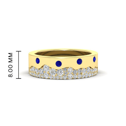 Mountain Stone Mens Wedding Ring Fascinating Diamonds