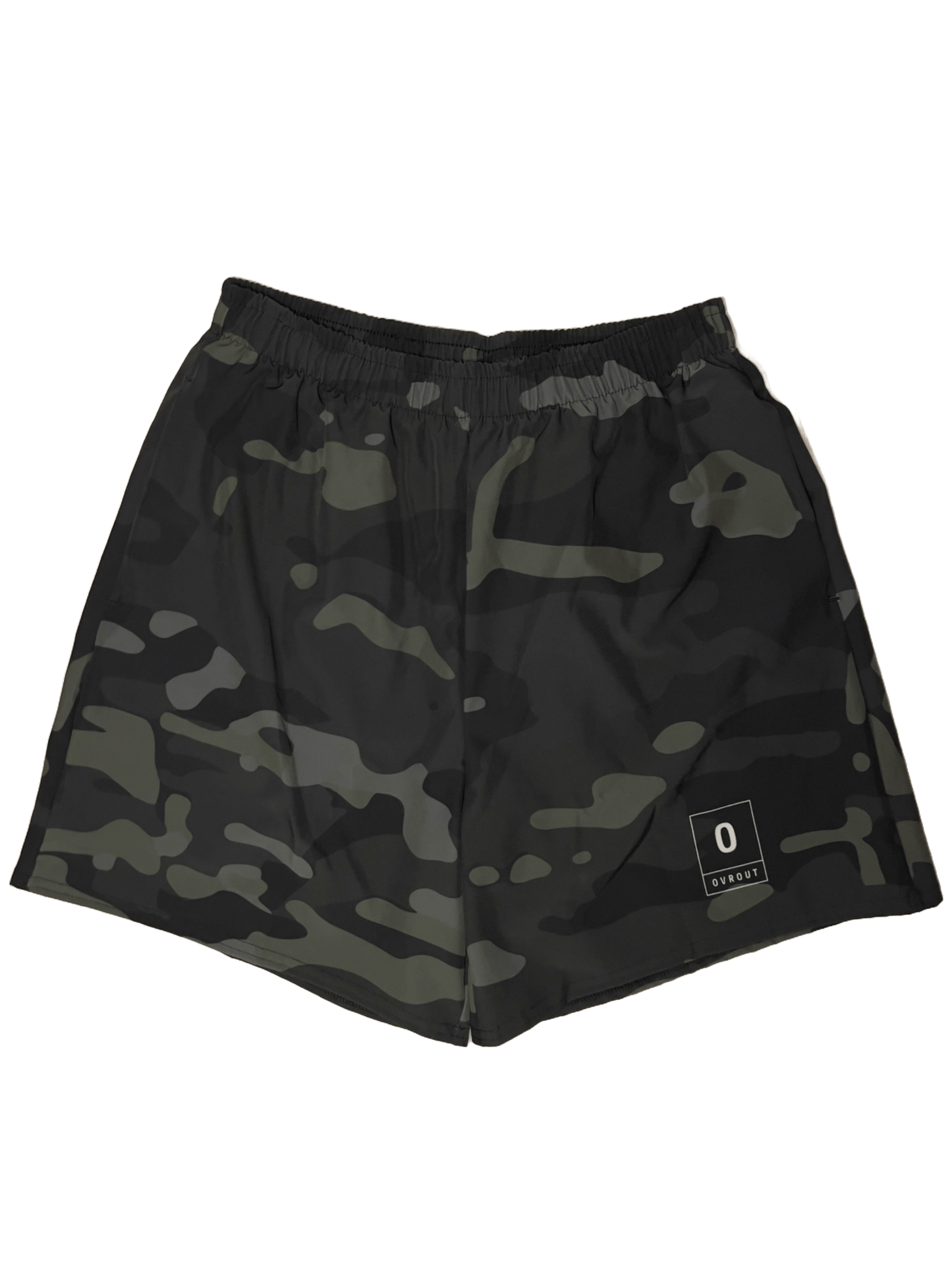 Multi Black Training Shorts – Men's Camo Performance Shorts OVR & OUT