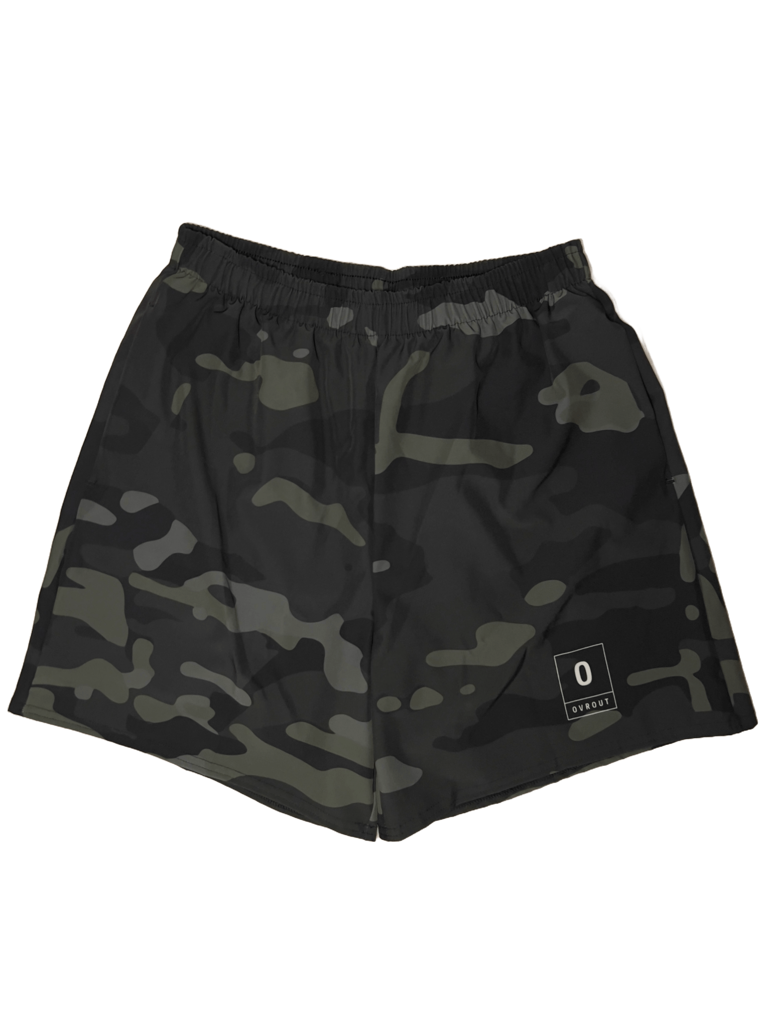 Multi Black Training Shorts – Men's Camo Performance Shorts OVR & OUT