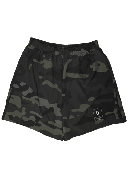 Multi Black Training Shorts – Men's Camo Performance Shorts OVR & OUT