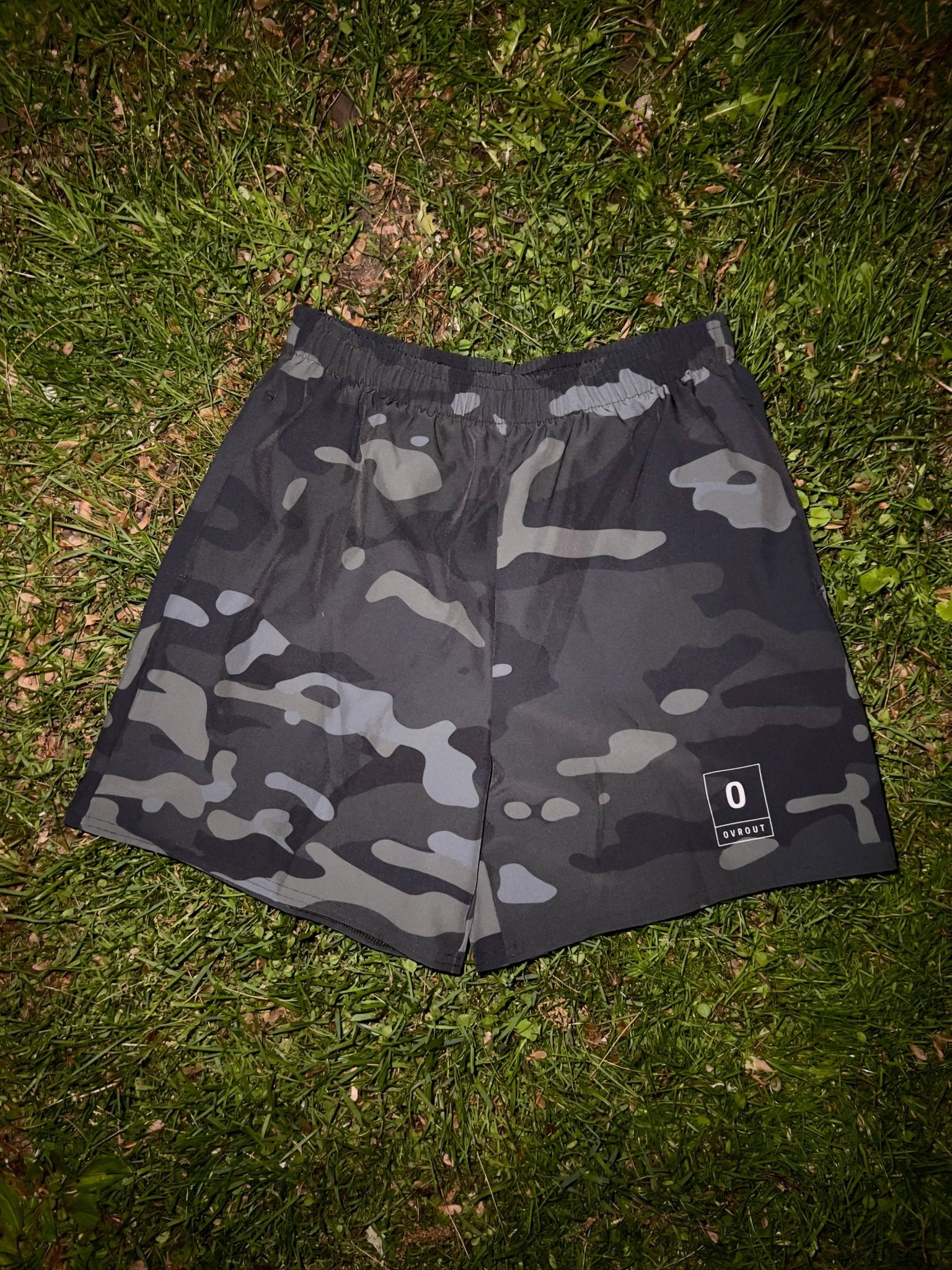 Multi Black Training Shorts – Men's Camo Performance Shorts OVR & OUT