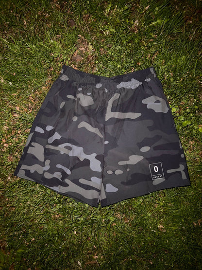 Multi Black Training Shorts – Men's Camo Performance Shorts OVR & OUT