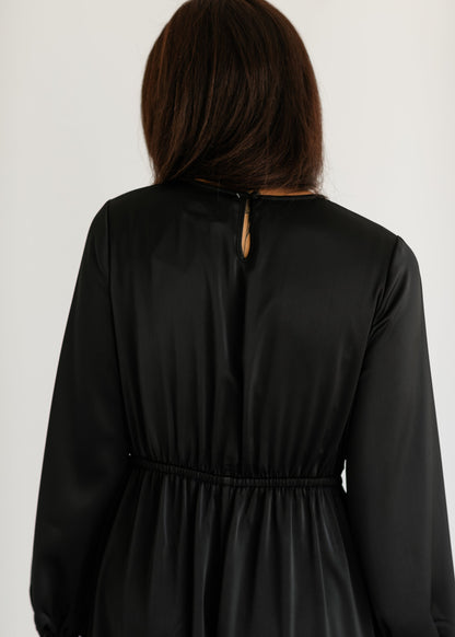 Muriel Satin Maxi Dress - FINAL SALE