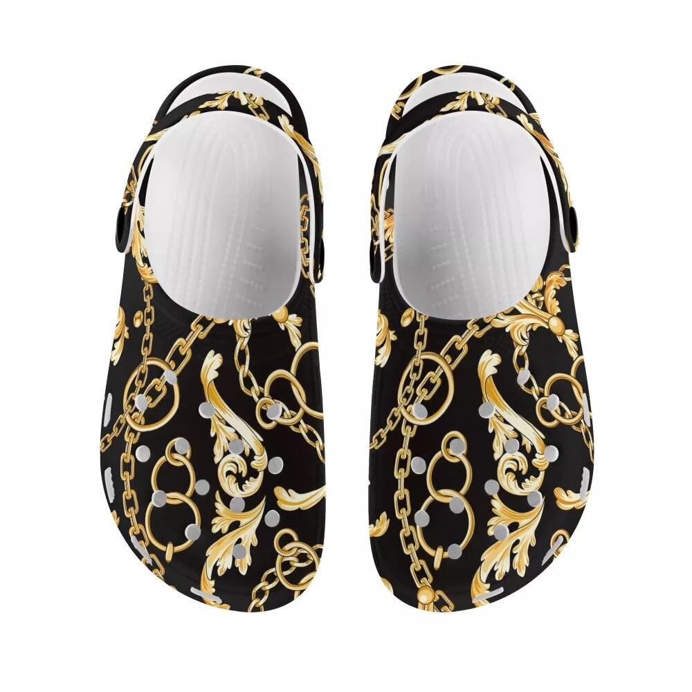 Mushroom Print Sandals Womens Summer Non-slip Hole Shoes Rubber Clogs Garden Beach Flat Slippers Trends Clogs For Women Slip Resistant Shoes Stevvex
