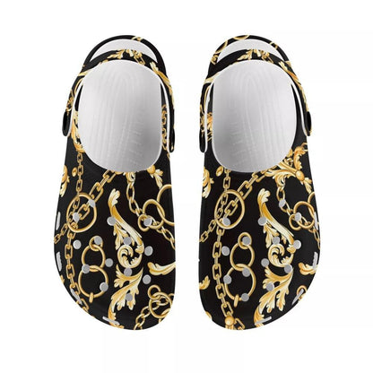 Mushroom Print Sandals Womens Summer Non-slip Hole Shoes Rubber Clogs Garden Beach Flat Slippers Trends Clogs For Women Slip Resistant Shoes Stevvex