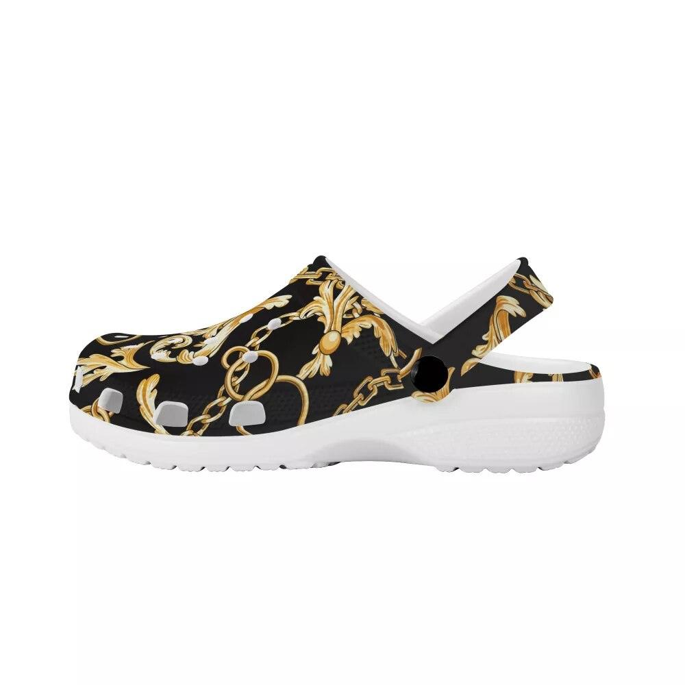 Mushroom Print Sandals Womens Summer Non-slip Hole Shoes Rubber Clogs Garden Beach Flat Slippers Trends Clogs For Women Slip Resistant Shoes Stevvex