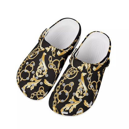 Mushroom Print Sandals Womens Summer Non-slip Hole Shoes Rubber Clogs Garden Beach Flat Slippers Trends Clogs For Women Slip Resistant Shoes Stevvex