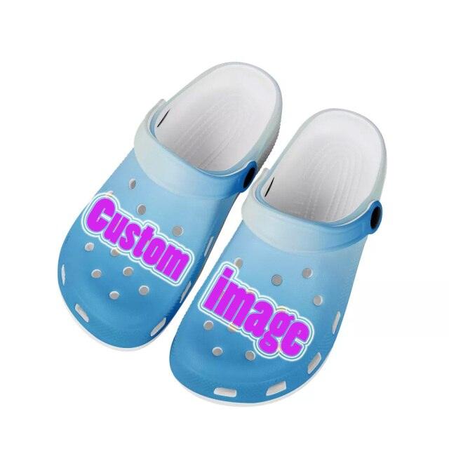 Mushroom Print Sandals Womens Summer Non-slip Hole Shoes Rubber Clogs Garden Beach Flat Slippers Trends Clogs For Women Slip Resistant Shoes Stevvex