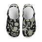 Mushroom Print Sandals Womens Summer Non-slip Hole Shoes Rubber Clogs Garden Beach Flat Slippers Trends Clogs For Women Slip Resistant Shoes Stevvex