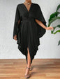 Pleated Wave Dress for Women