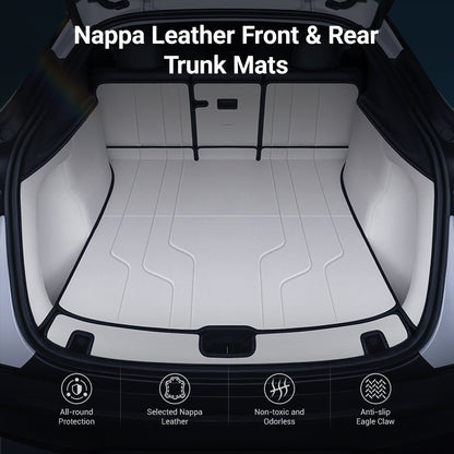 Nappa Leather Trunk Mat for Model Y Juniper (7 PCS) Tesery Official Store