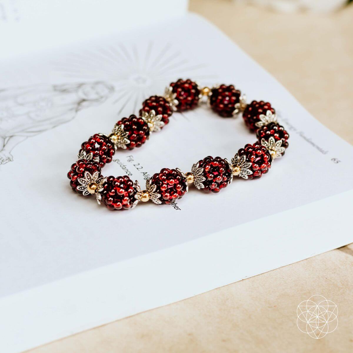 Natural Garnet Healing Bracelet Conscious Items