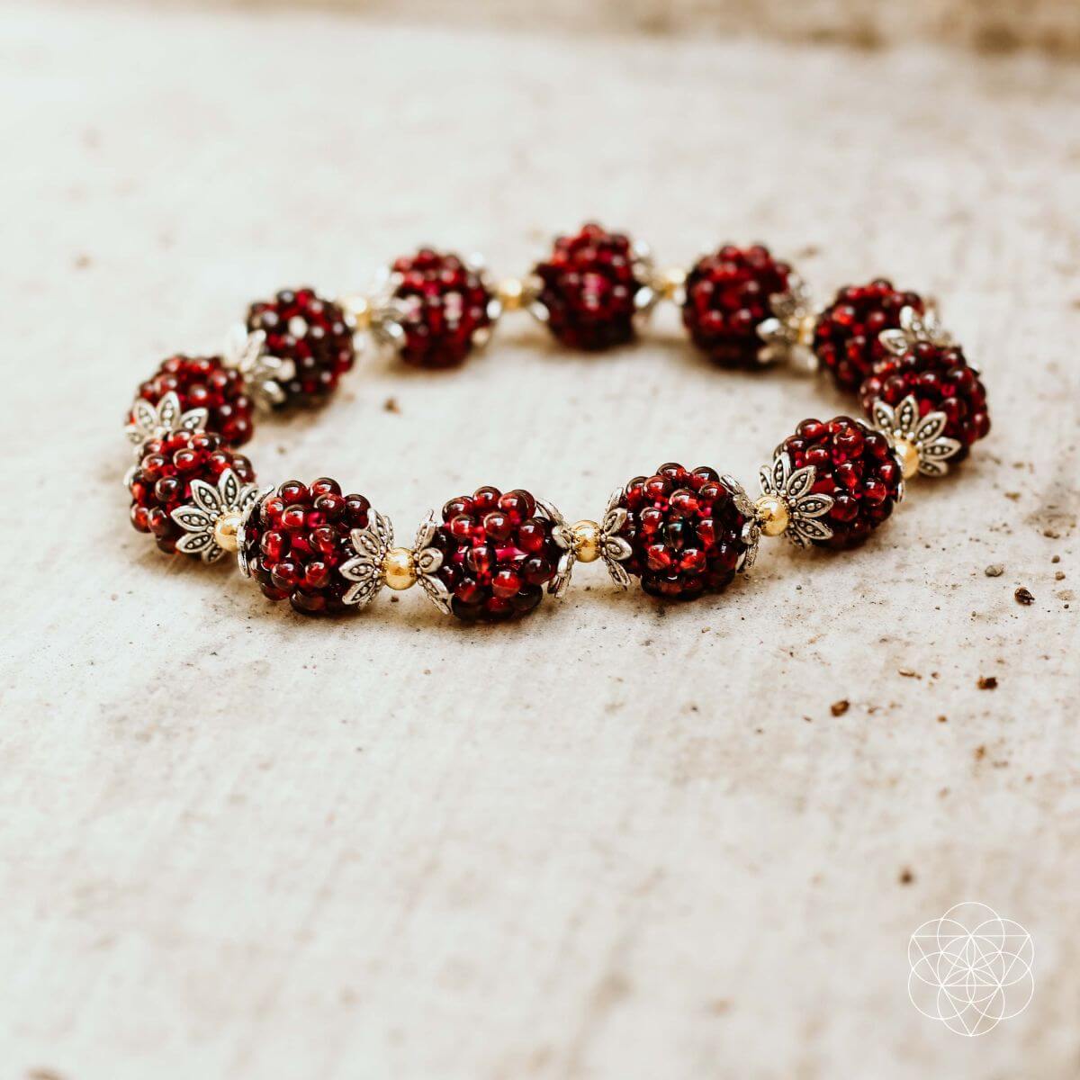 Natural Garnet Healing Bracelet Conscious Items