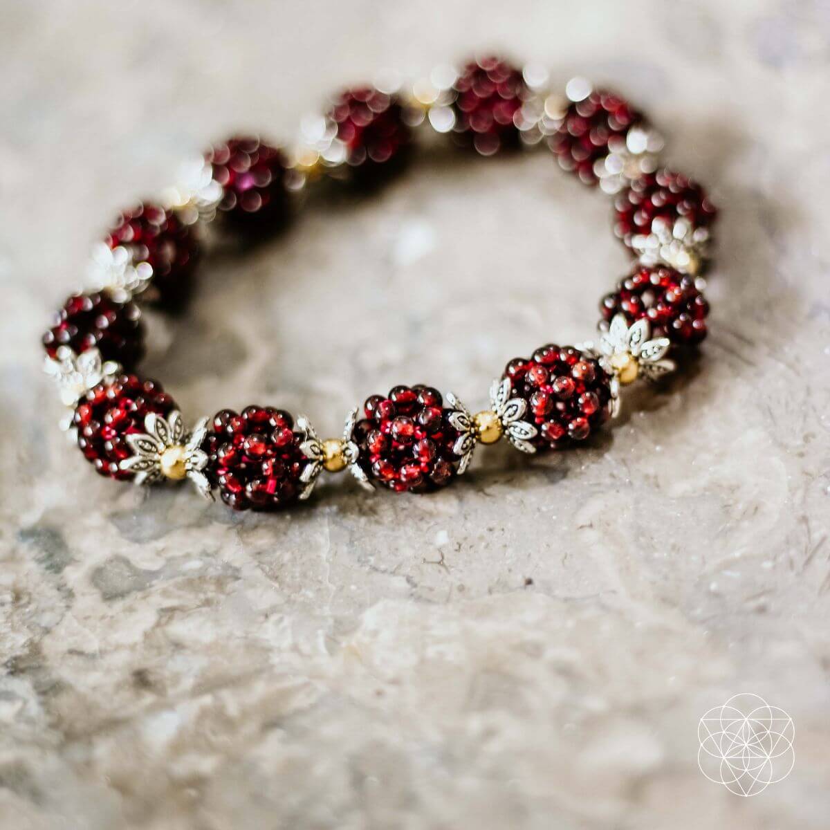 Natural Garnet Healing Bracelet Conscious Items